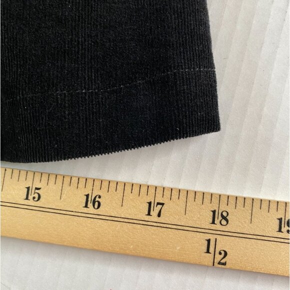 JKLA Womens Black Corduroy Pointed Collar Jacket Size S Outdoor Hiking Grunge - Picture 10 of 11